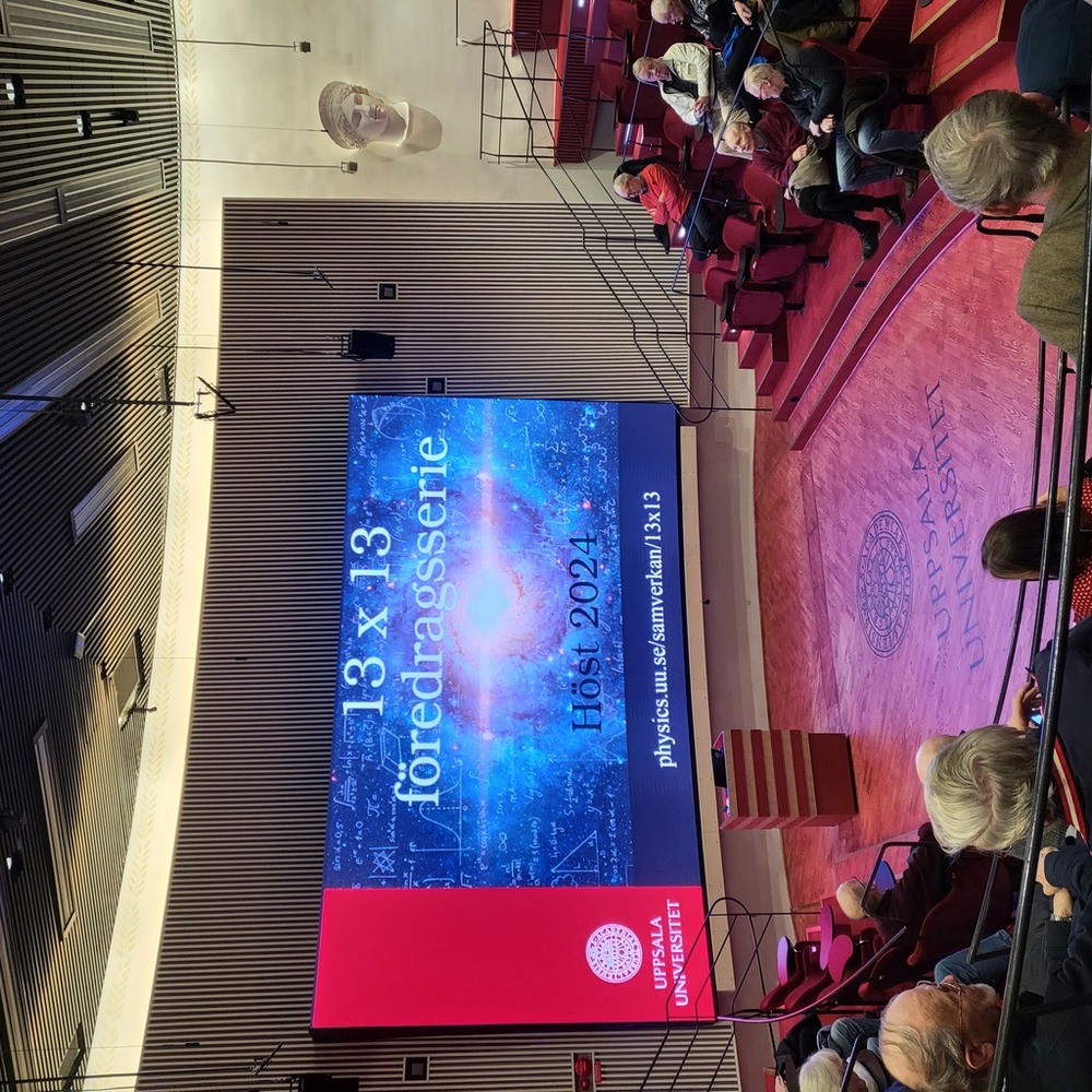 A brief history of the universe lecture