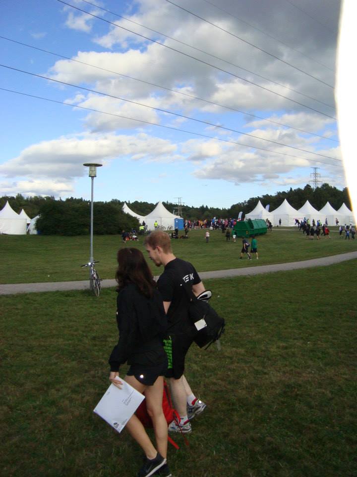 Walk to Bellmanstafetten race