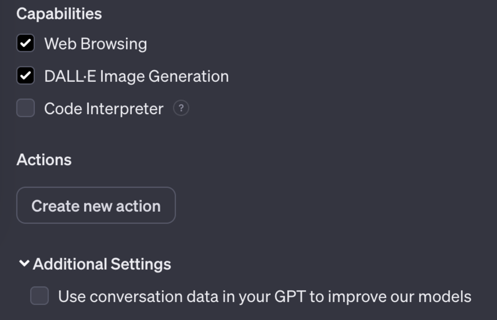 GPT capabilities