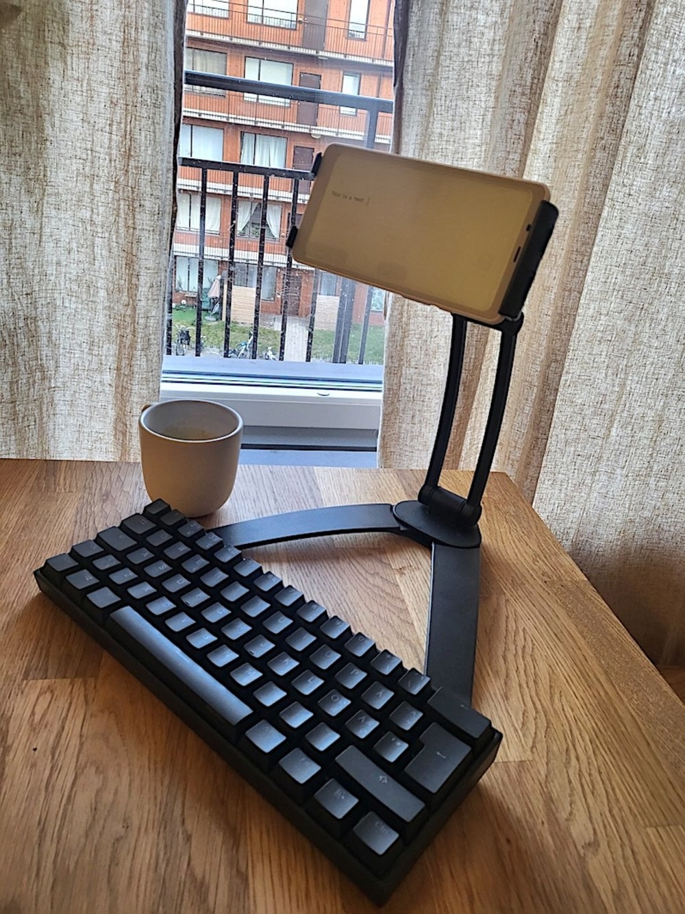 Onyx Boox Palma writing setup landscape