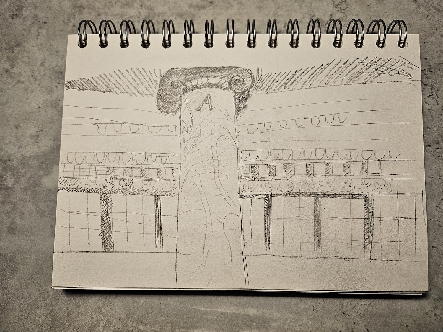 Anatomical theatre pillar